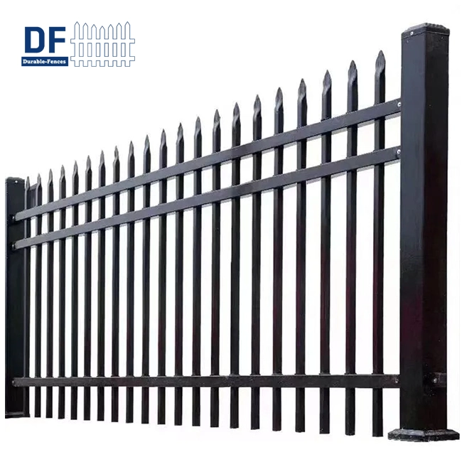 Spear Top Steel Fence